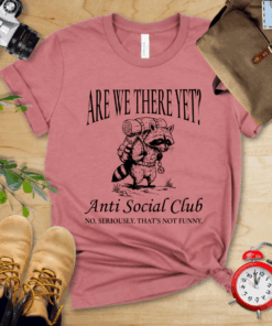 Hiking Anti Social Club  Shirt