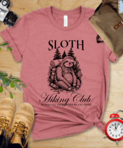 Sloth Hiking Club Shirt