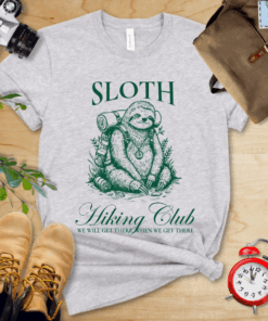 Sloth Hiking Club Shirt