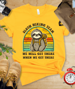 Sloth Hiking Team Shirt
