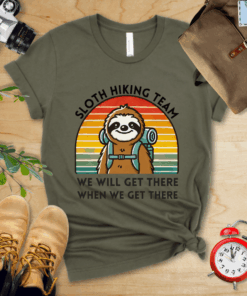 Sloth Hiking Team Shirt
